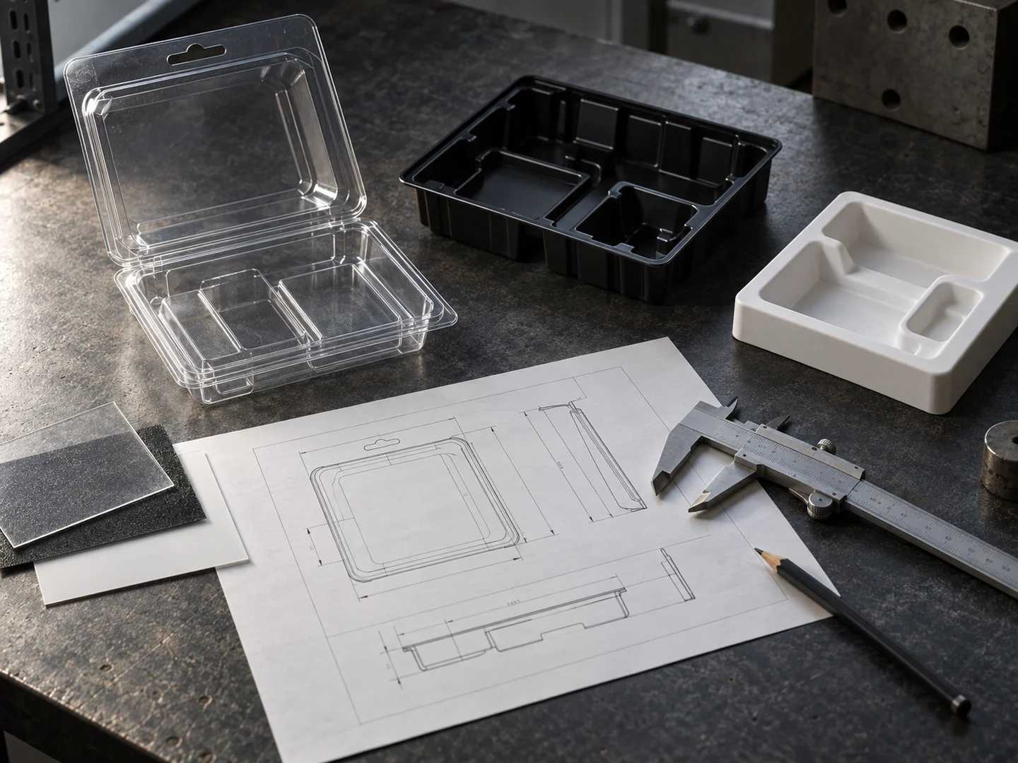 Packaging samples and technical project review